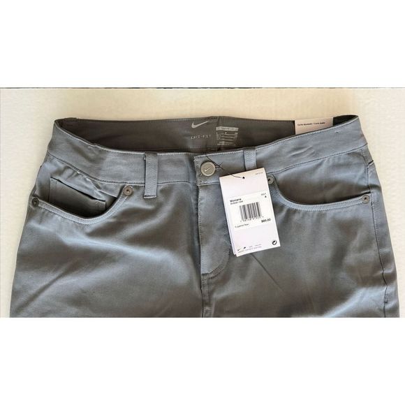 Nike BV6081 084 Women's Sz 4 Gray DRI-FIT Slim Fit Golf Pants - Picture 6 of 14
